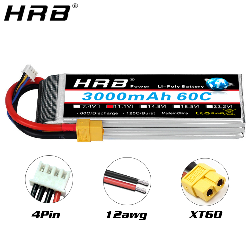 4S Lipo Battery 14.8V 6000Mah - Batterie lipo HRB 2S 3S 4s